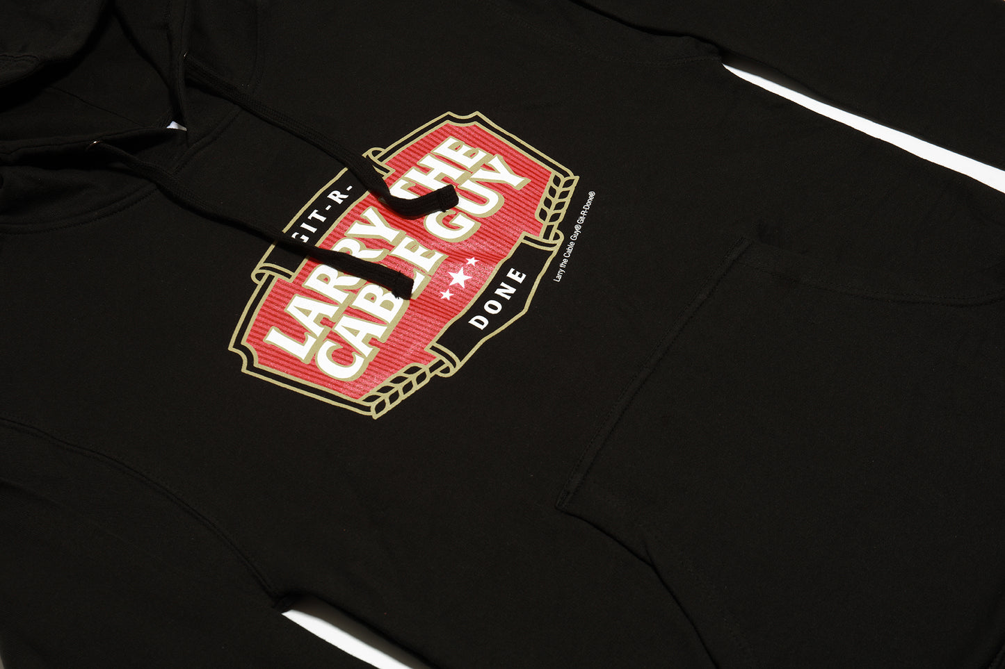 Beer Label Pullover Hoodie (Black)