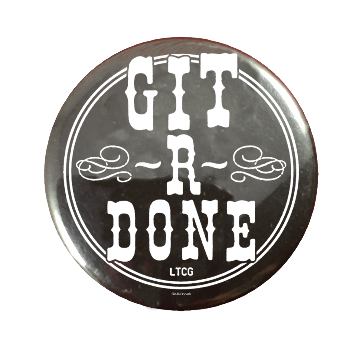 Git–R–Done Button (Black)