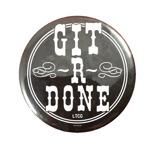 Git–R–Done Button (Black)