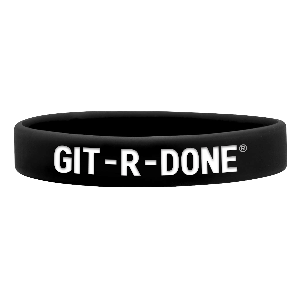 Git–R–Done Rubber Bracelet (Black)